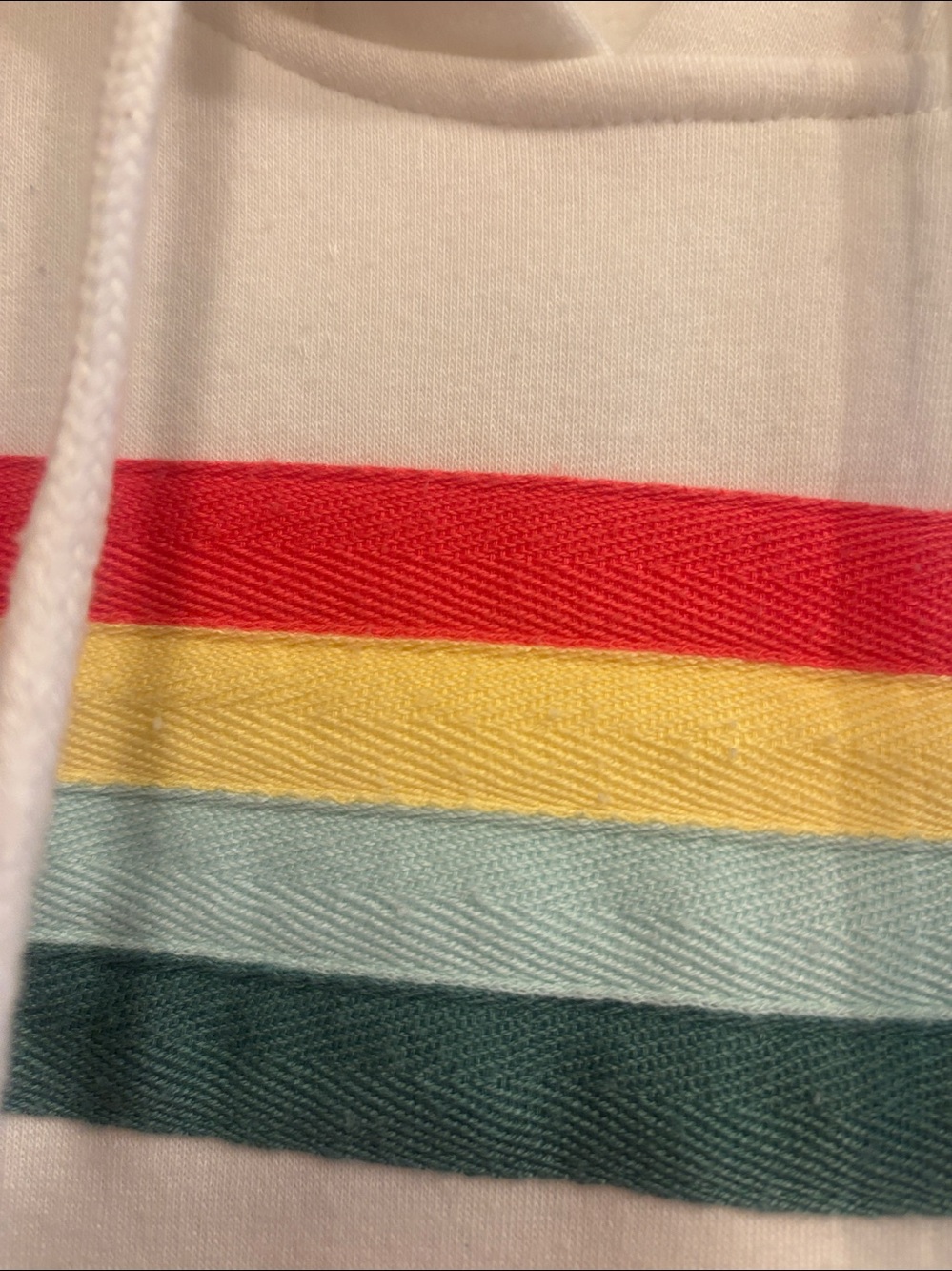 Belle by Kim Gravel White Hooded Pullover - Picture 4 of 5